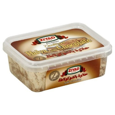 Ziyad Halva with Chocolate, 12.34-Ounce (Pack of 6)