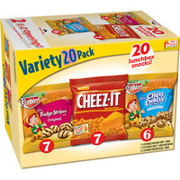 Keebler Fudge Stripes/Cheez-It/Chips Deluxe Cookies & Crackers Variety Pack