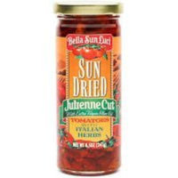 Bella Sun Luci Sun Dried Julienne Cut Tomatoes, with Extra Virgin Olive Oil and Italian Herbs, Net Wt. 8.5 Oz.