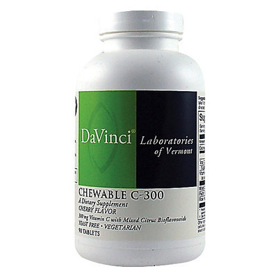 Davinci Chewable C-300 Cherry Flav - 90 Chewable Tablets - Vitamin C Complex