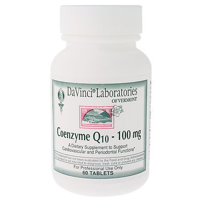 DaVinci Laboratories - CoEnzyme Q10 100 mg. - 60 Vegetarian Tablets