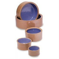 Ethical Pet Products Ethical Pet Crock Cat and Reptiles Ceramic Dish in Tan and Blue