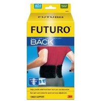 Futuro Adjustable Back Support, Fits Waist 29-51 in, Black