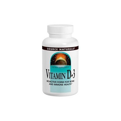 Source Naturals Vitamin D-3 - 1000 IU - 100 Softgels