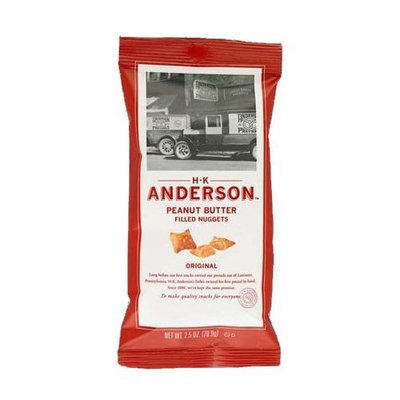 H.k. Anderson H K Anderson Original Peanut Butter Filled Pretzel Nuggets 2.5 oz. bag Case of 20
