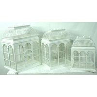 Link Direct Pinnacle Strategies US9018-28 3-Piece Bamboo Birdcage