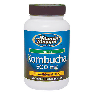 Vitamin Shoppe Kombucha 500 MG - 100 Capsules - Mushroom Combinations