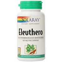 Solaray Eleuthero Capsules, 425 mg, 100 Count