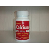 CALCIUM 600MG W/Vitamin D 400 MAJR 60Tablets