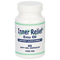 Longview Farms Inner Relief Emu Oil Gcaps 1000MG - 60 Softgels - Travel & Kits
