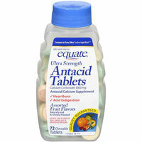 Equate Ultra Strength Assorted Fruit Flavors Antacid Tablets