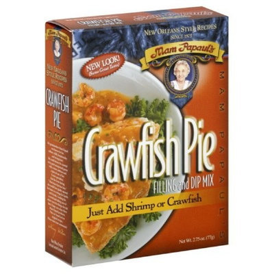 Mam Papaul's Dinner Mix Crawfish Pie, 2.75-Ounce (Pack of 6)