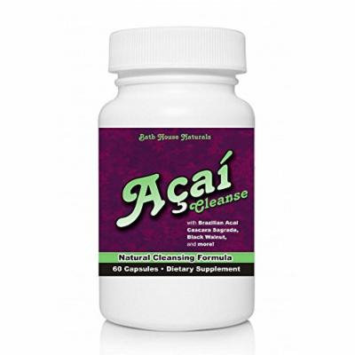 Acai Berry Cleanse with Acai Berry Colon Cleanse Detox, Natural Cleansing Formula 60 Capsules