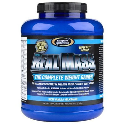 Gaspari Nutrition Gaspari: Real Mass Probiotic, Vanilla, 12 Pounds