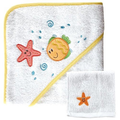 Baby Vision Luvable Friends Hooded Towel & Washcloth