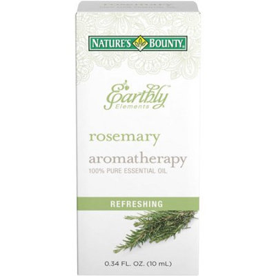 Nature's Bounty Earthly Elements Aromatherapy Rosemary 100% Pure Essential Oil, 0.34 fl oz