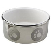 Ethical Pet Paw Print Titanium Dog Dish