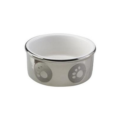 Ethical Pet Paw Print Titanium Dog Dish