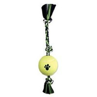 Mammoth Pet Rope Bone with Psychedelic Ball (23