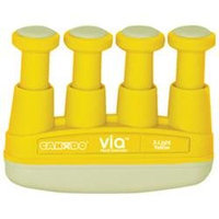 Fabrication Enterprises 10-0735 Cando VIA hand exerciser- 1 pound- x-light- yellow