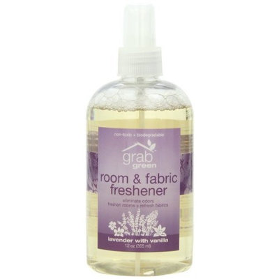 Grab Green Room and Fabric Freshener, Lavender with Vanilla, 7 Ounce