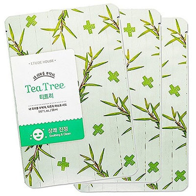 Etude House Take Care of My Skin Mask 3ea (Tea Tree)
