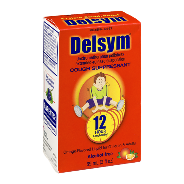 Delsym Cough Suppressant Liquid OrangeFlavored Reviews 2019