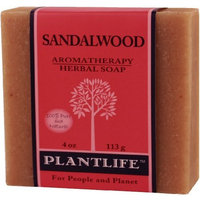 Plantlife Sandalwood 100% Pure & Natural Aromatherapy Herbal Soap 4 oz 113g