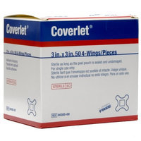 Coverlet 4 Wing Bandages 3x3 50/bx