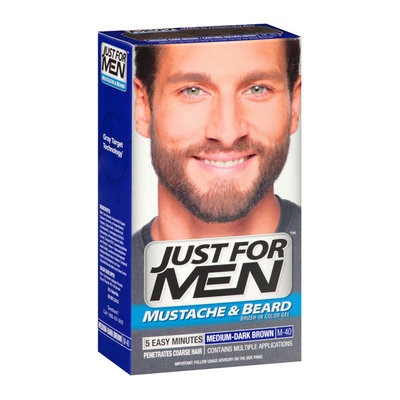 Just For Men Mustache & Beard Brush-In Color Gel