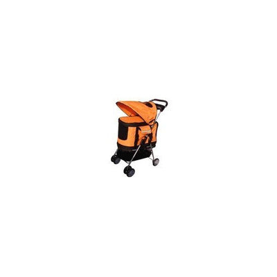 Bestpet Orange Ultimate 4 In 1 Pet Stroller