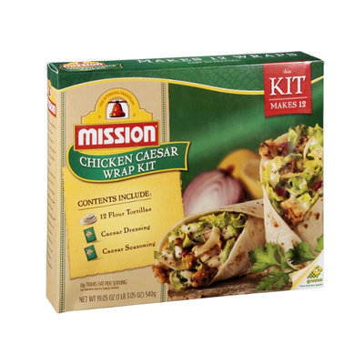 Mission Wrap Kit Chicken Caesar - 12 CT