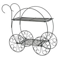 CobraCo 2 Tier Garden Cart Plant Stand