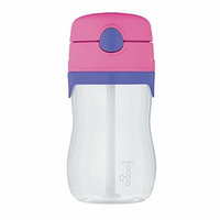 Foogo Plastic Leak-Proof Straw Bottle