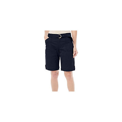 Gloria Vanderbilt Womens Sierra Bermuda Shorts-16,MIDNIGHT AFFAIR BLUE