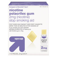 Up & Up Nicotine Gum 2mg 110ct Original