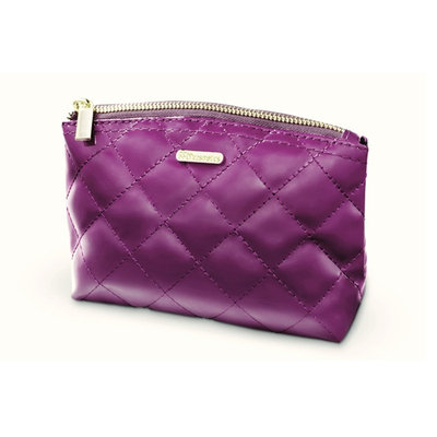 BH Cosmetics Grape Quilted Makeup Bag