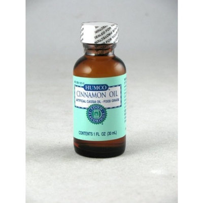 Humco Cinnamon Oil Artificial Cassia Oil Food Grade, 1 fl oz.