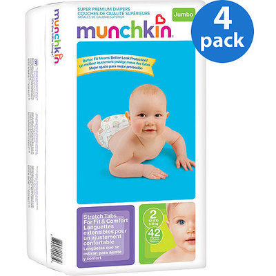 Munchkin Super Premium Diapers, count 42, size 2