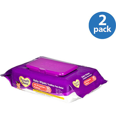 Parent's Choice Flip-Top All Purpose Wipes, 80 sheets (Pack of 2)