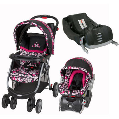 Baby Trend Envy Travel System, Savannah with BONUS base