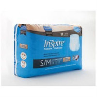 Inspire Extra Absorbency Small/ Medium Protective Underwear (Case of 80)