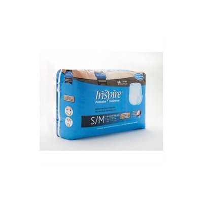 Inspire Extra Absorbency Small/ Medium Protective Underwear (Case of 80)