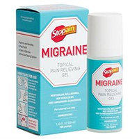 Stopain Migraine Topical Pain Relieving Gel, 1.62 fl oz