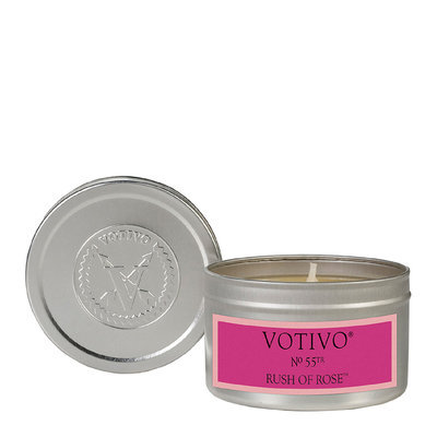 Votivo Rush of Rose Tin Candle 4oz Candle