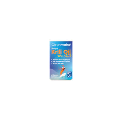 Cleanmarine Krill Oil for Kids 200mg Capsules x60