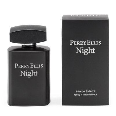 Perry Ellis Night Eau de Toilette Spray - Men's (Orange/Black/Citron)