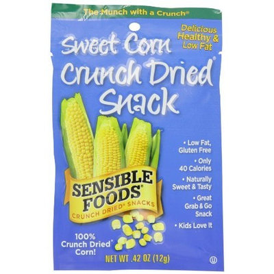 Sensible Foods Sweet Corn Crunch Dried Snack, 0.42-Ounce (Pack of 24)