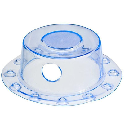 SlipX Solutions Bath Accessories 4 in. Bottomless Bath Overflow Drain Cover 30759-1