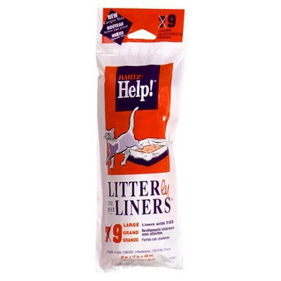 Hartz Help! Litter Liners with Ties, Large , 9 liners